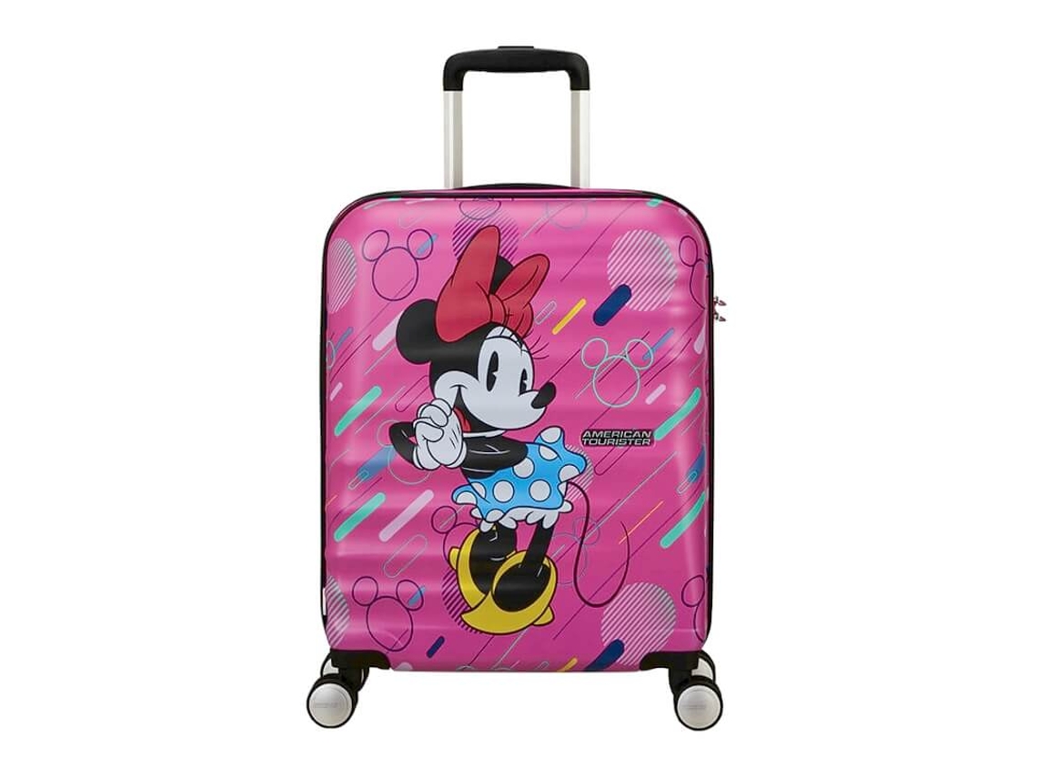 Mala De Cabine 55cm Wavebreaker Disney Rosa American Tourister