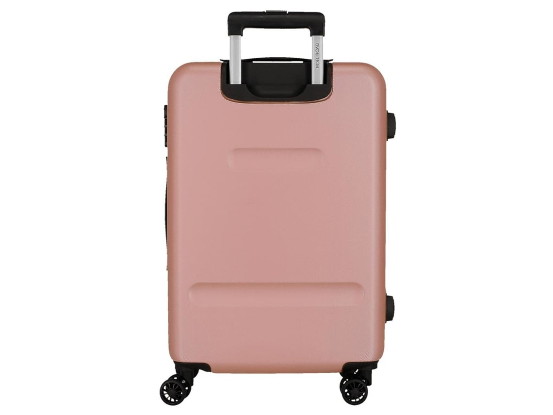 Conjunto de 2 Malas de Viagem ROLL ROAD Flex Rosa Claro (55/65 - 35/56L)