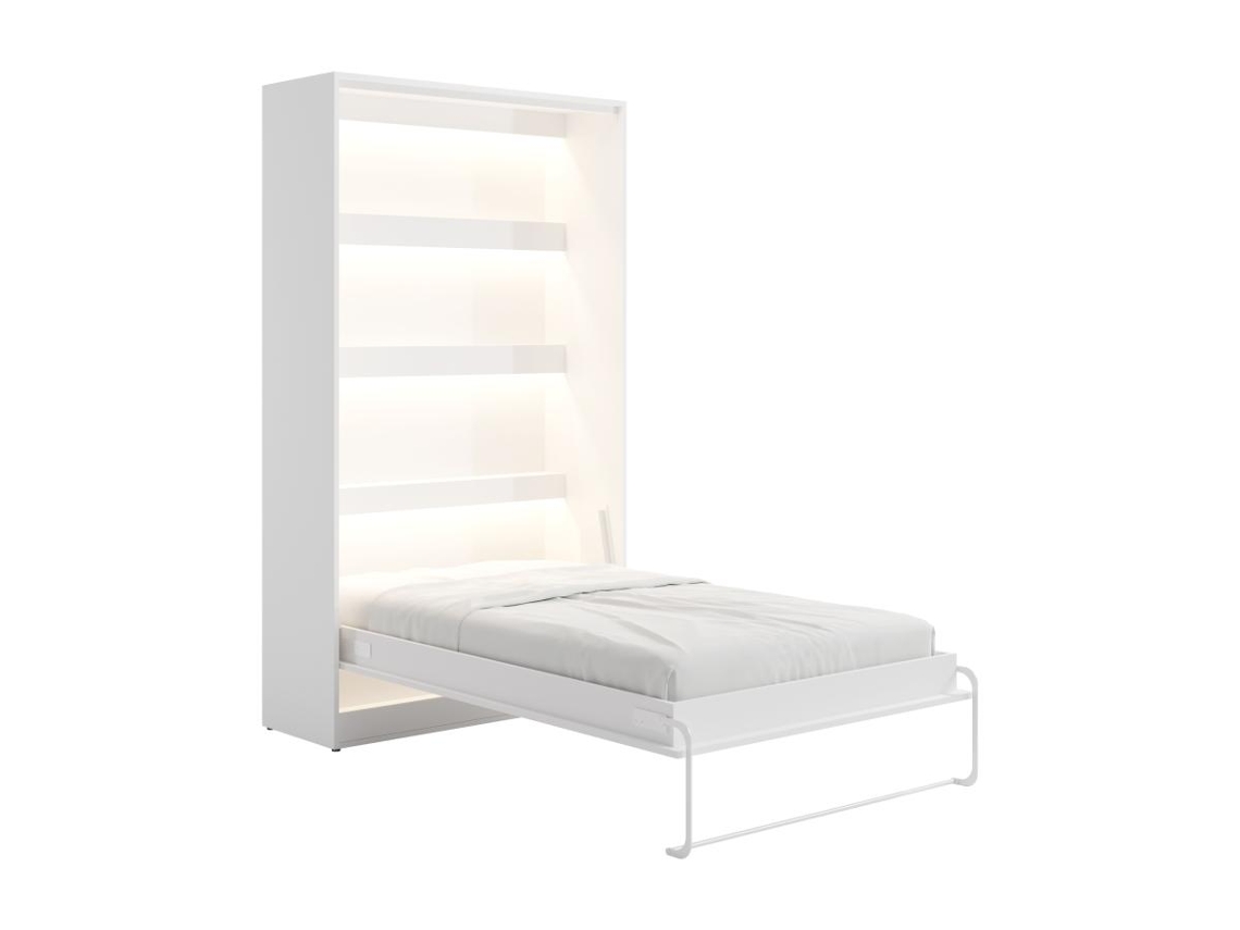 Cama embutida RAPILI VENTE-UNIQUE Branco 120x200 cm - Sem colchão - Com sommier