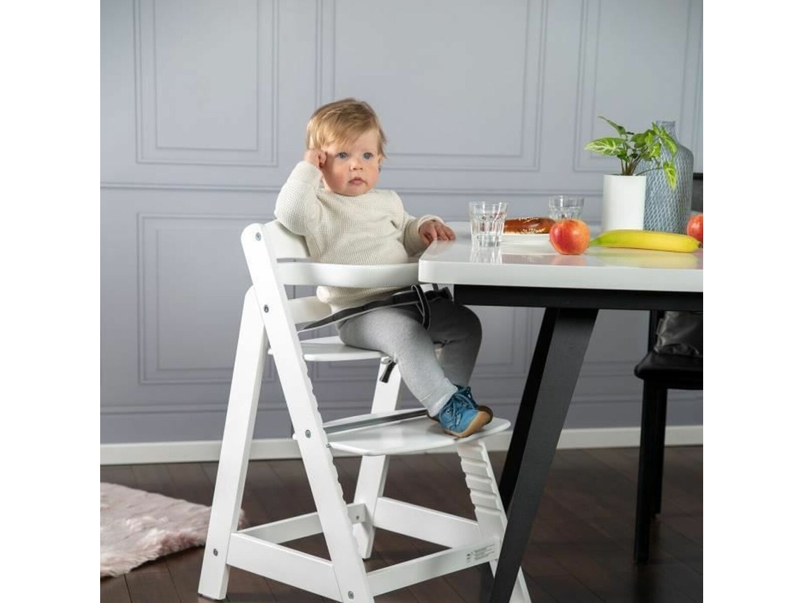 Cadeira Alta ROBA Branco Cinzento