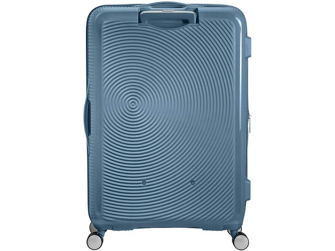 Mala de Viagem Grande Expansível  AMERICAN TOURISTER Soundbox Azul Pedra (77x51x29,5/32,5cm - 97/110L)