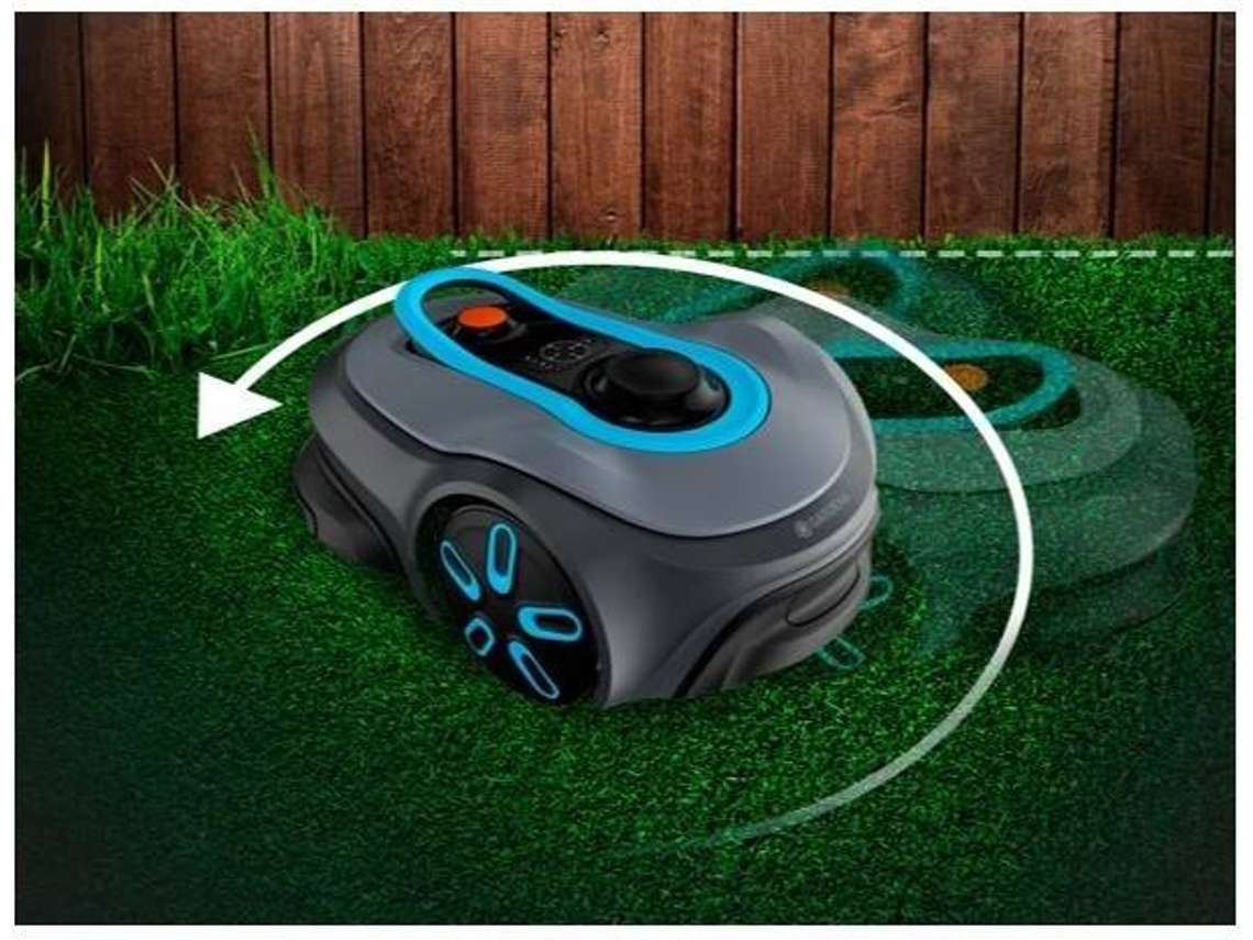 Robot Corta-Relva GARDENA Sileno Max 1200 (Cinza e Turquesa)