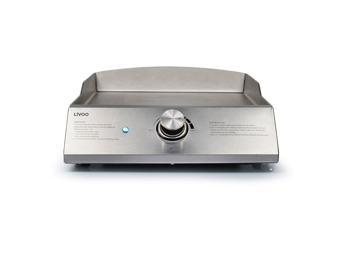 Plancha Elétrica de Aço Inoxidável Doc292 LIVOO