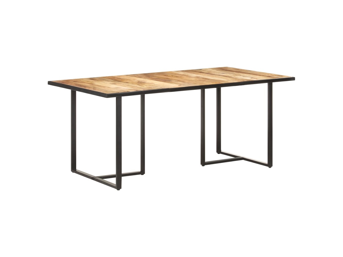 Mesa De Jantar | Mesas De Refeição 180 Cm Madeira De Mangueira Áspera Lovely Home