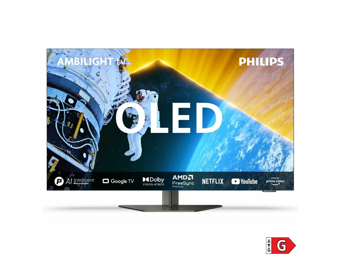 Smart TV PHILIPS 48OLED819 (G - 4K Ultra HD - 48