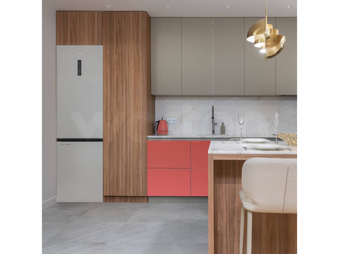 Frigorífico Combinado BECKEN BC5189 IX (No Frost - 201 cm - 330 L - Inox)