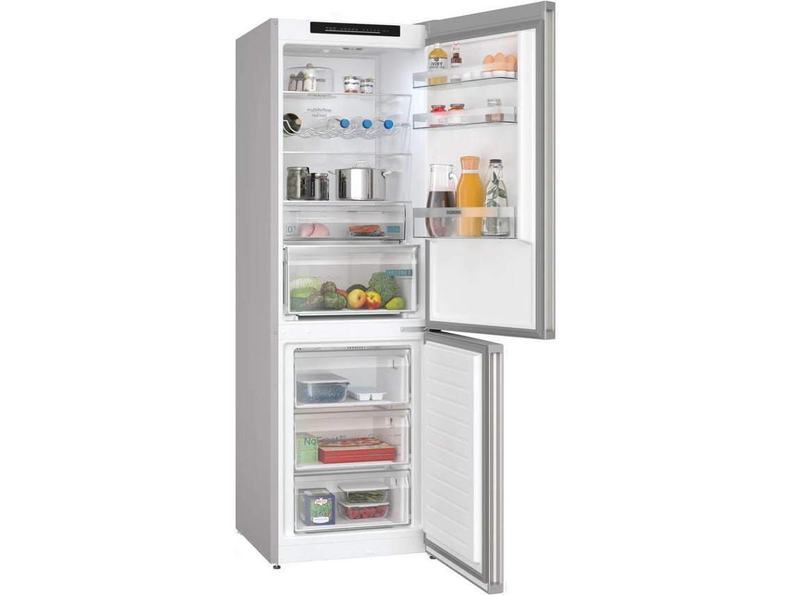 Frigorífico Combinado SIEMENS KG36N2ICF (No Frost - 186 cm - 321 L - Inox)
