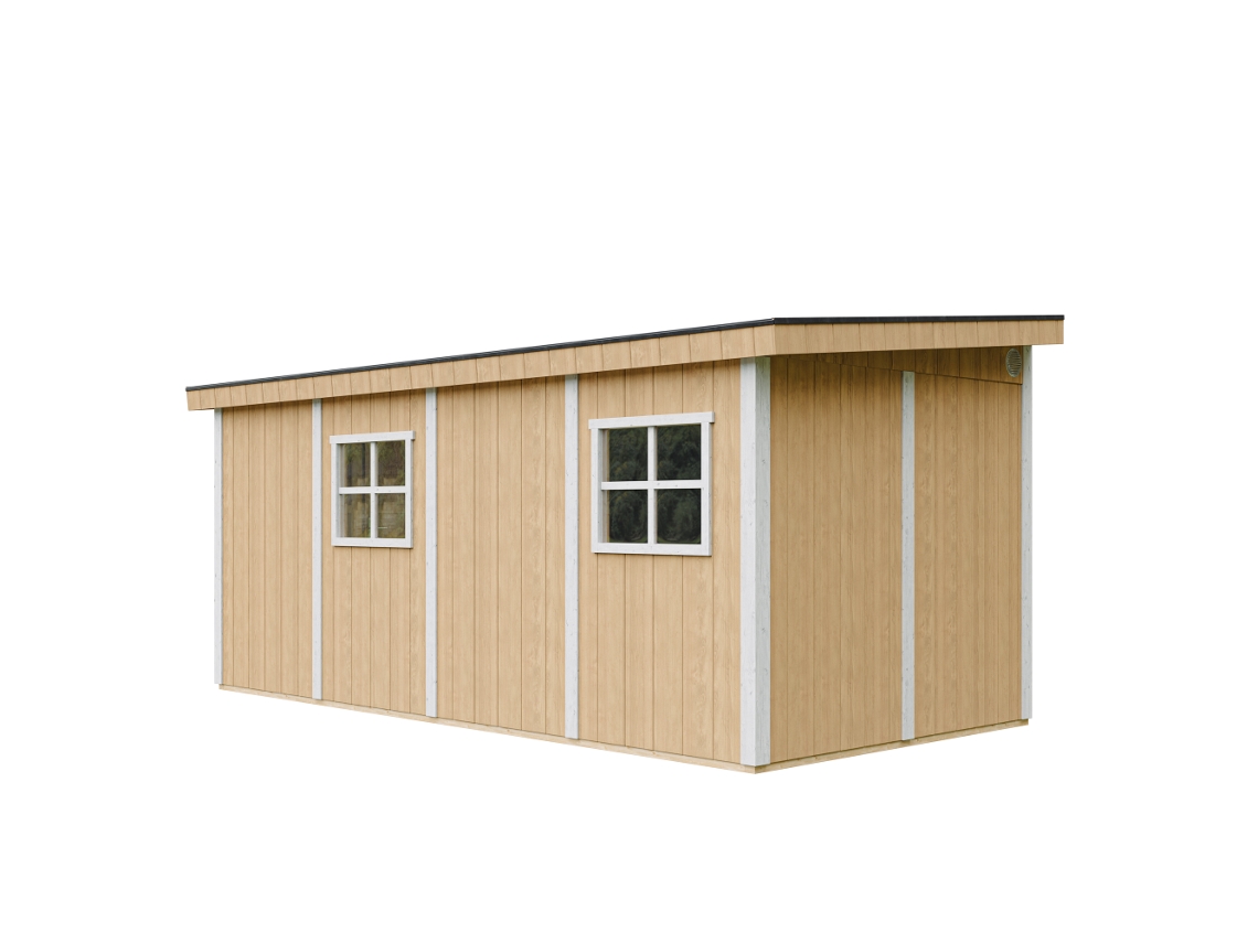 Casa De Jardim Qualidade Premium 11,47 M² A231x248x530 Cm Sem Piso E Parede Lateral Timbela M940b Harvest Honey