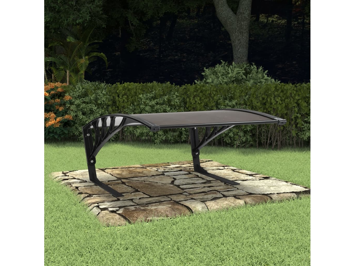 Abrigo VIDAXL Telhado Para Robô Corta-Relva 77x103x46 cm Preto