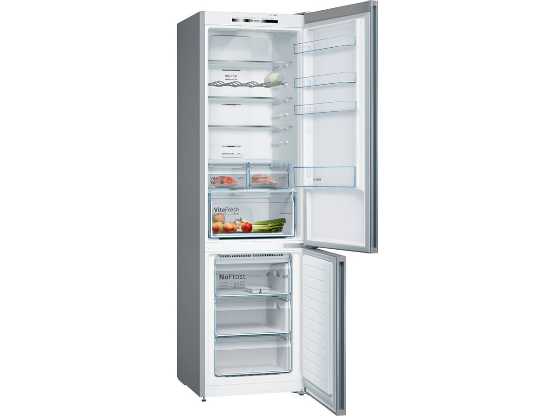 Frigorífico Combinado BOSCH KGN39VIDA (No Frost - 203 cm - 366 L - Inox)