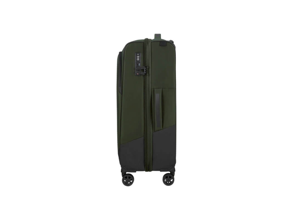 Mala De Viagem / Trolley Médio 66cm 4r Exp. Biz2go Trvl Verde Terra Samsonite