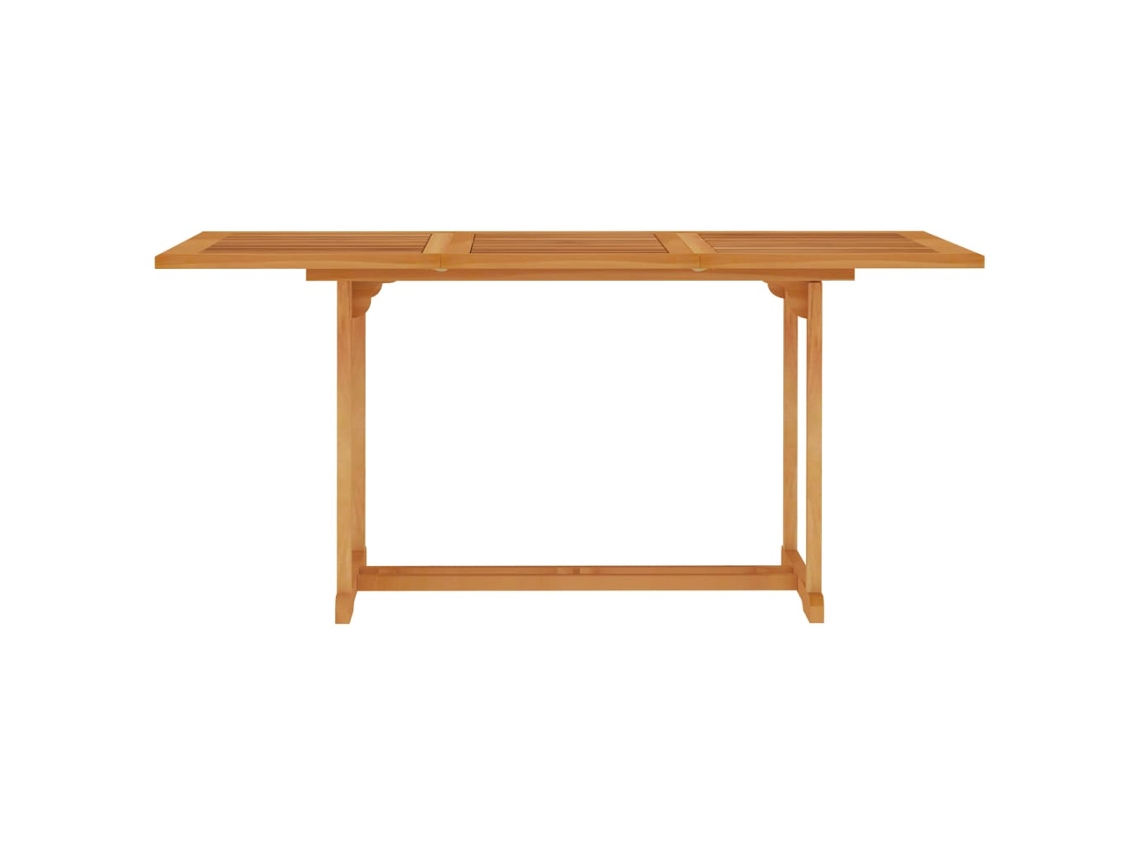 Mesa de jardim VIDAXL Brown Teca (150x90x75 cm)