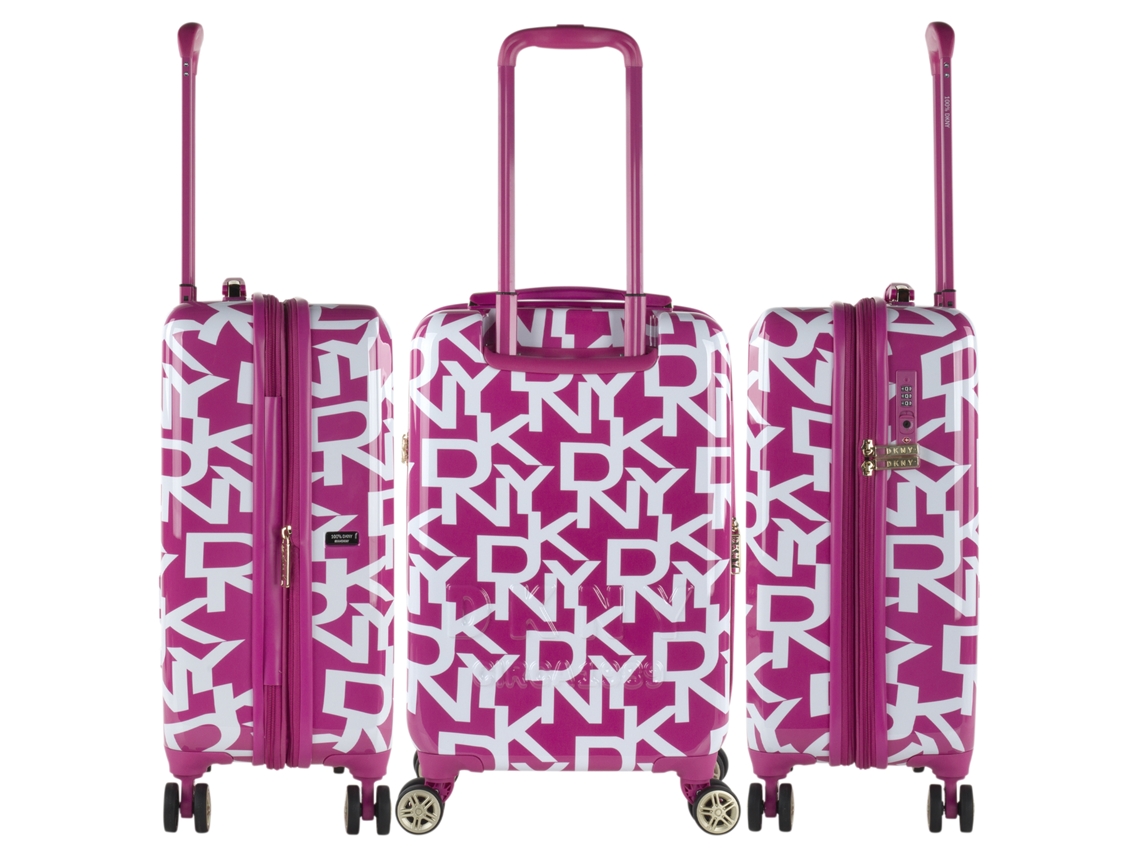 DKNY DKNY-626 Signature Hardside Magenta Small Pc Case 35X54X23 Cm 36L
