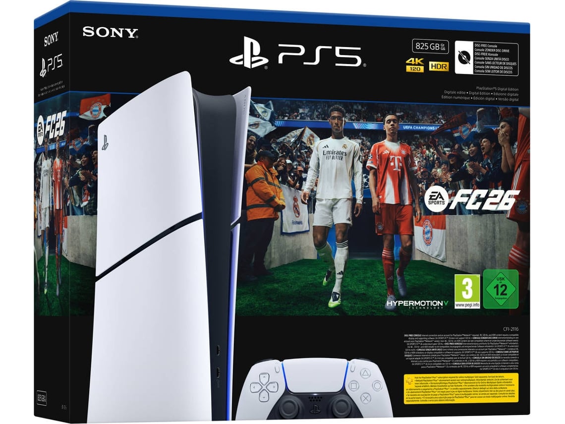 Bundle Consola PlayStation 5 Digital EA Sports FC 26 (825 GB)