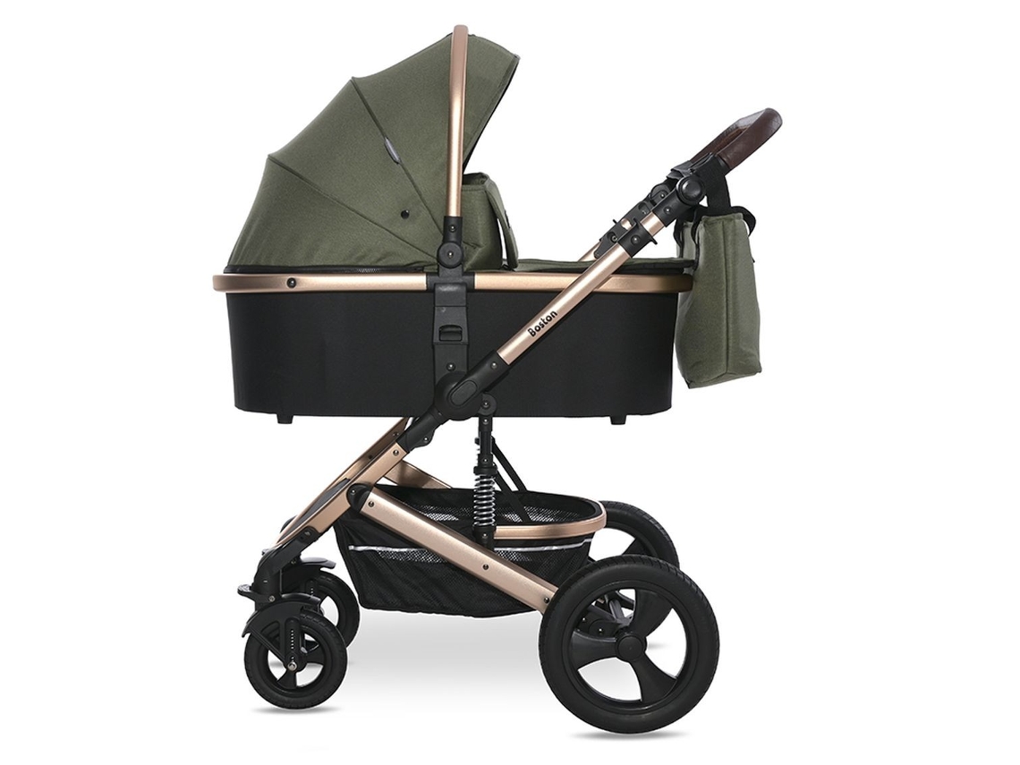 Carrinho De Bebê Boston De Duas Peças Até 22 Kg Da Lorelli Loden Verde