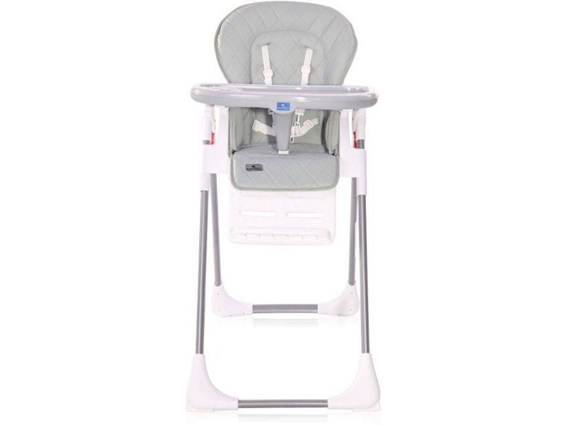 Cadeira de Refeição LORELLI Cryspi Cool Grey Leather (Cinzento)