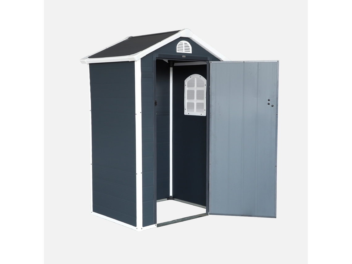 Abrigo SWEEEK Telheiro de Plástico com 1 39 m² Anthracite (204x104x134)