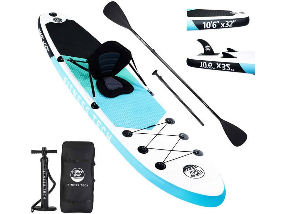Conjunto de Stand Up Paddle  FITNESS TECH Menorca (320x81x15cm)