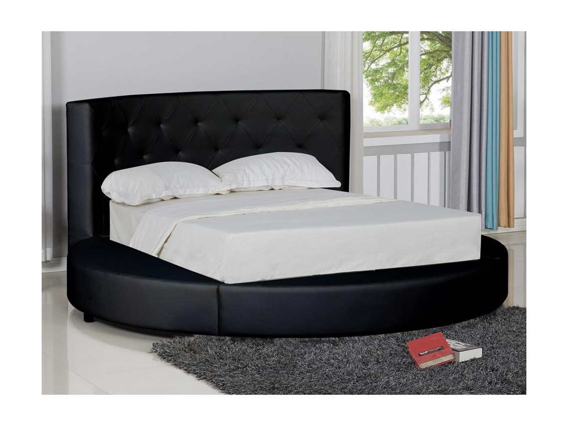 Cama VENTE-UNIQUE Claudian (Preto - 140x190 cm)