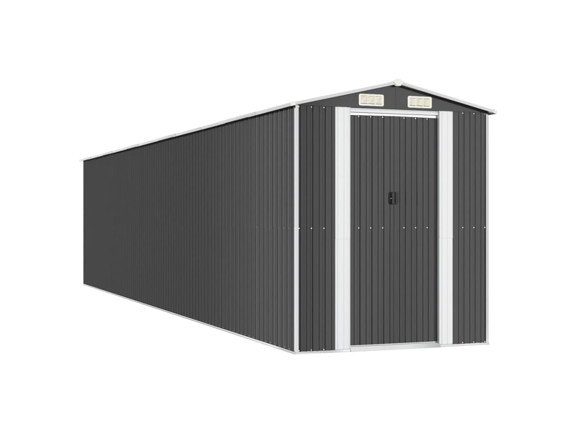 Abrigo MAISON EXCLUSIVE 192x938x223 cm Aço Galvanizado Antracite