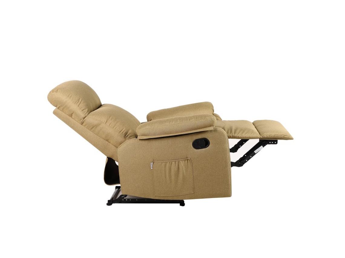 Ecode® Poltrona Reclinável Elétrica De Tecido Com Elevador Aquecimento E Usb Eco De