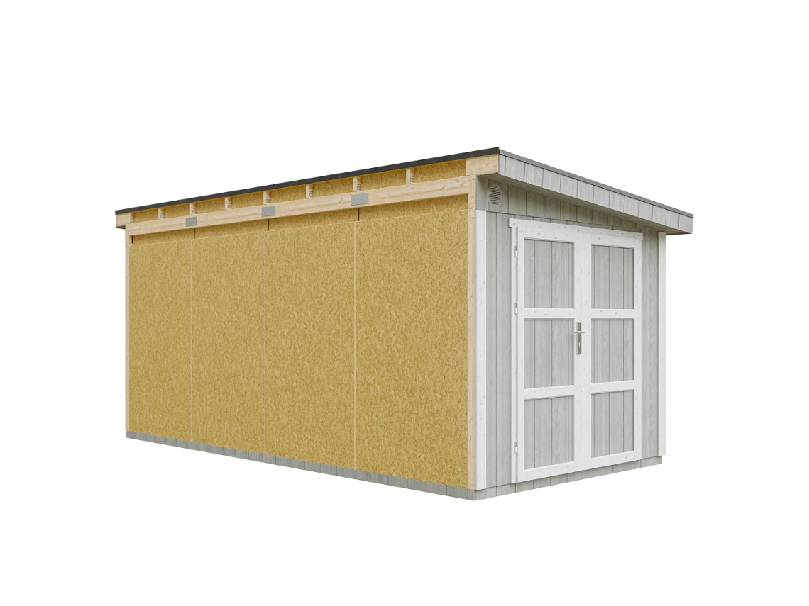 Casa De Jardim Qualidade Premium 11,47 M² A231x248x530 Cm Timbela M940 Tundra Grey