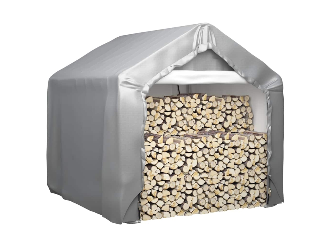 Abrigo VIDAXL Cinzento Polietileno (180x180 cm)