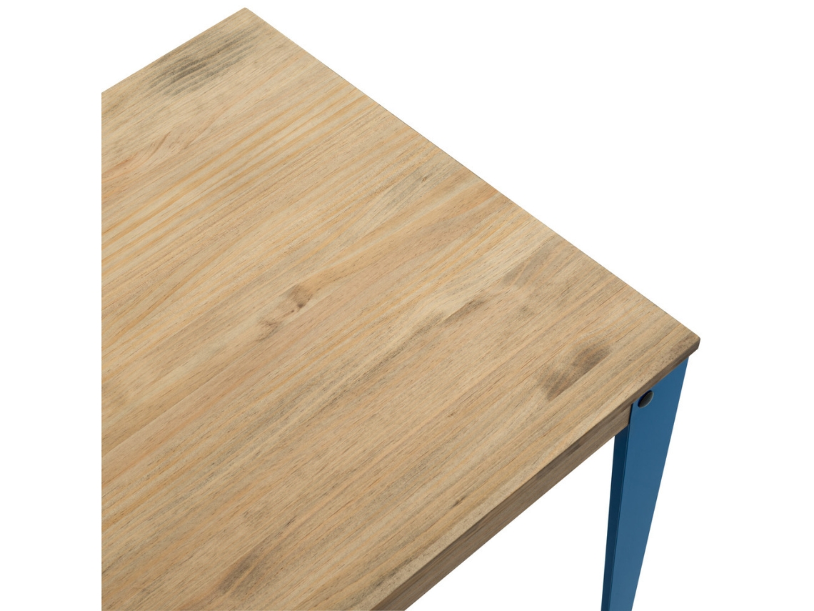 Mesa de Refeição BOX FURNITURE (100 x 100 x 75.5 cm - Madeira e Aço - Vermelho)