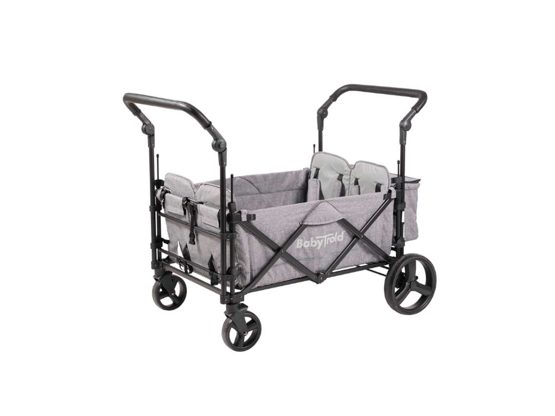 Carrinho de Passeio para 4 Crianças Fun Grey BABYTROLD