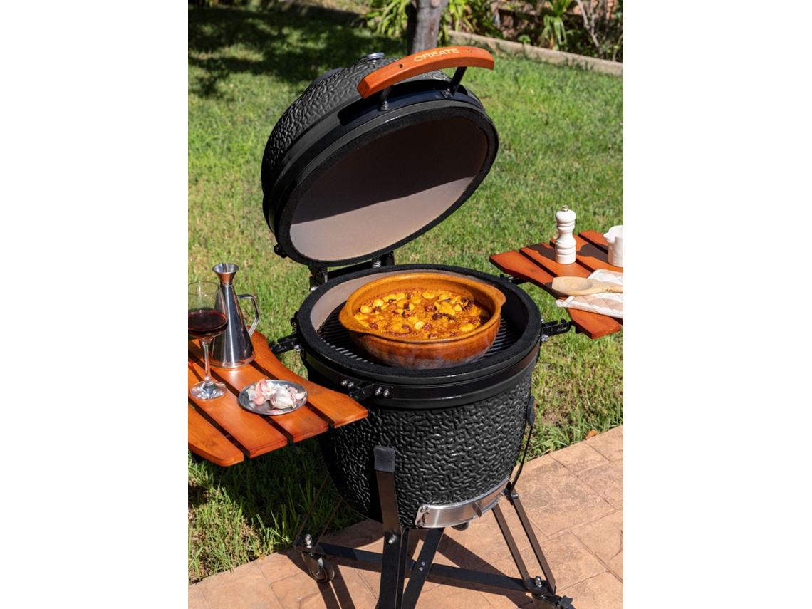 Barbecue CREATE -Kamado - Defumador de Cerâmica