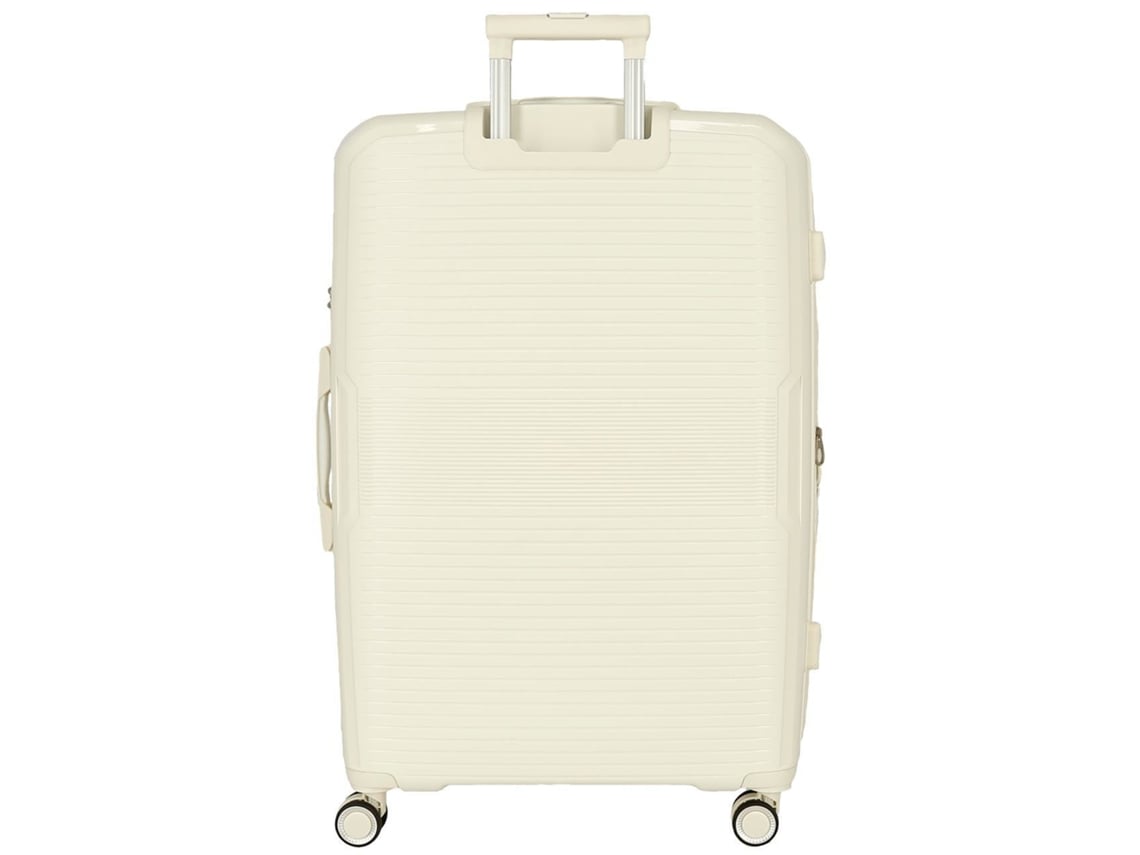 Mala Grande Polipropileno Rígida Inari Branco MOVOM