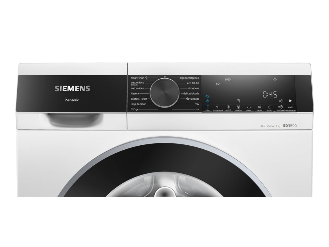 Máquina de Lavar Roupa SIEMENS WG44G2F0ES (9 kg - 1400 rpm - Branco)