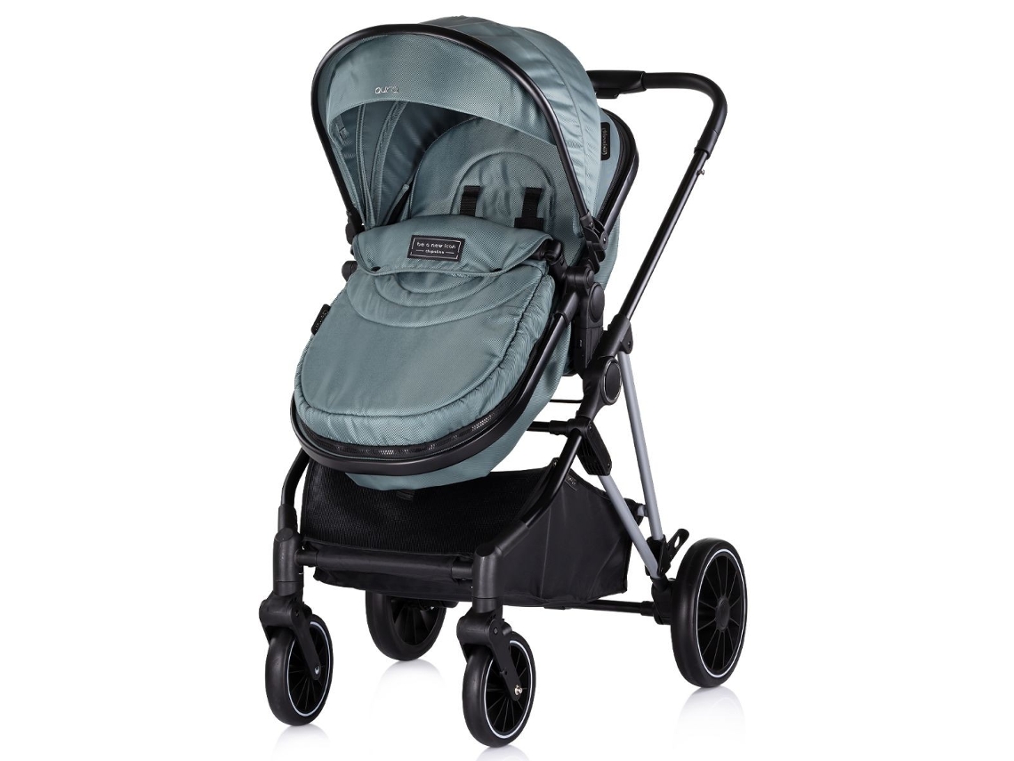 Carrinho De Bebê Conversível Trio Aura Basil Até 22 Kg Da Chipolino