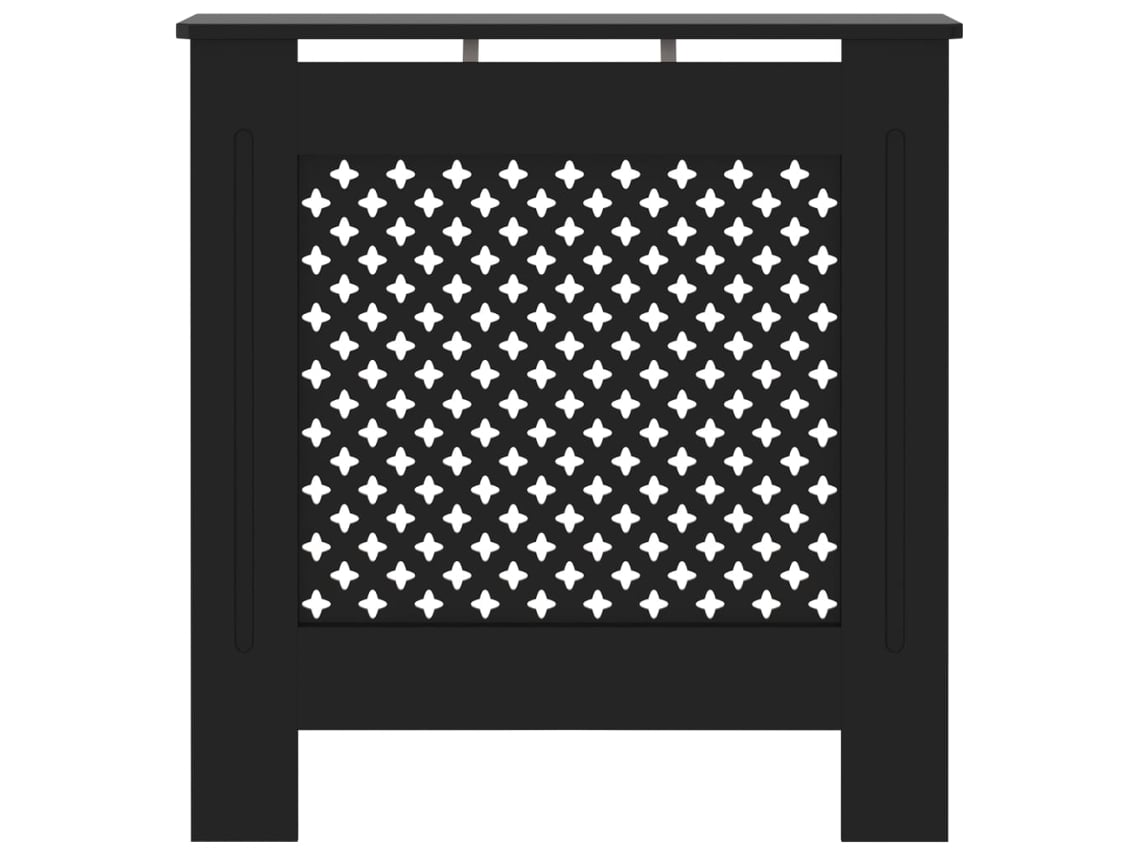 Cobertura De Radiador Mdf 78 Cm Preto Haochrymec
