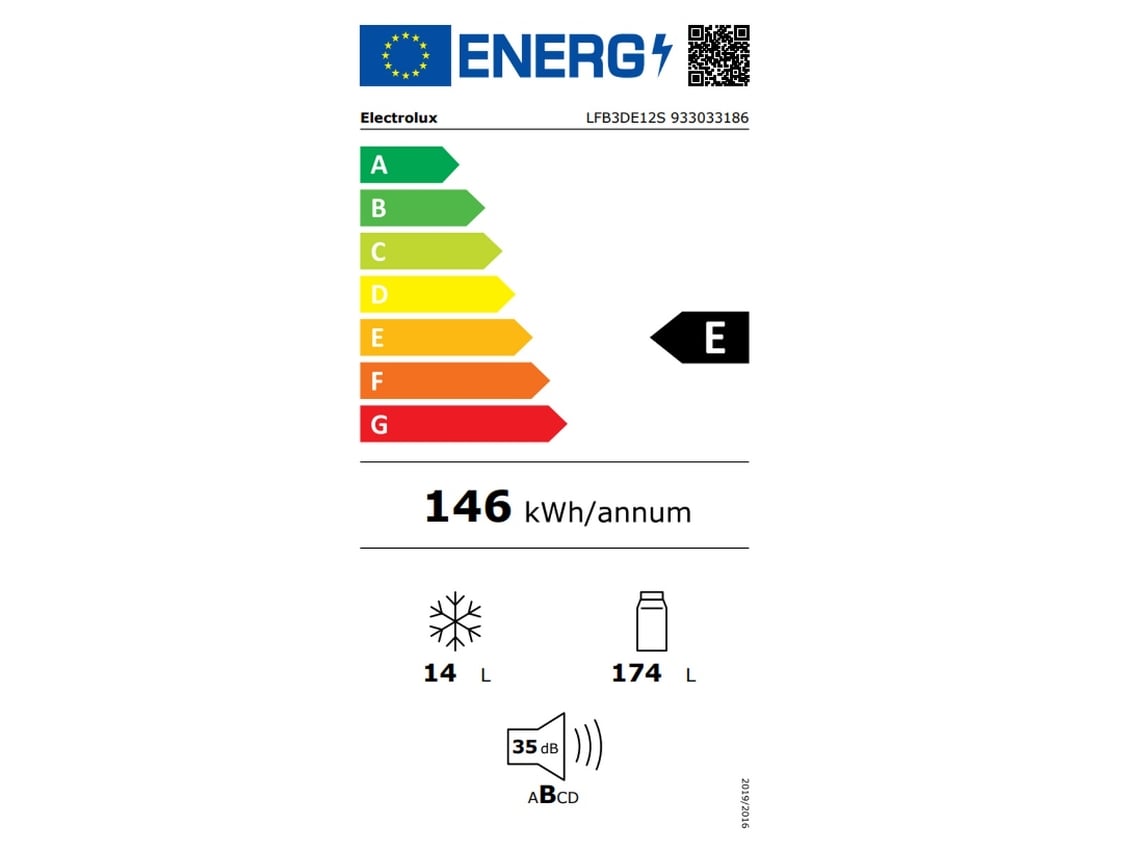 Frigorífico Integrado 1 Porta 188L Lfb3De12S ELECTROLUX