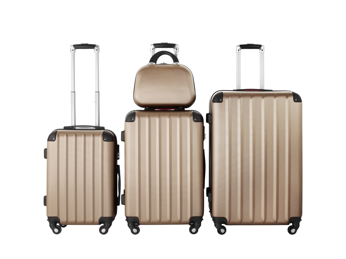 Conjunto 4 Malas TECTAKE Pucci 4 Peças (48 x 30.5 x 75 cm)