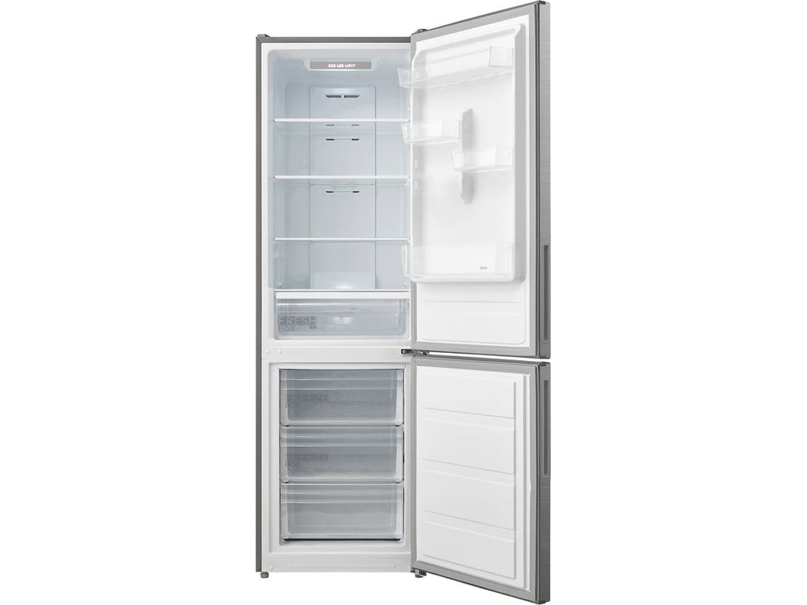 Frigorífico Combinado MIDEA MDRB424FGE02OE E (No Frost - 188 cm - 310 L - Inox)