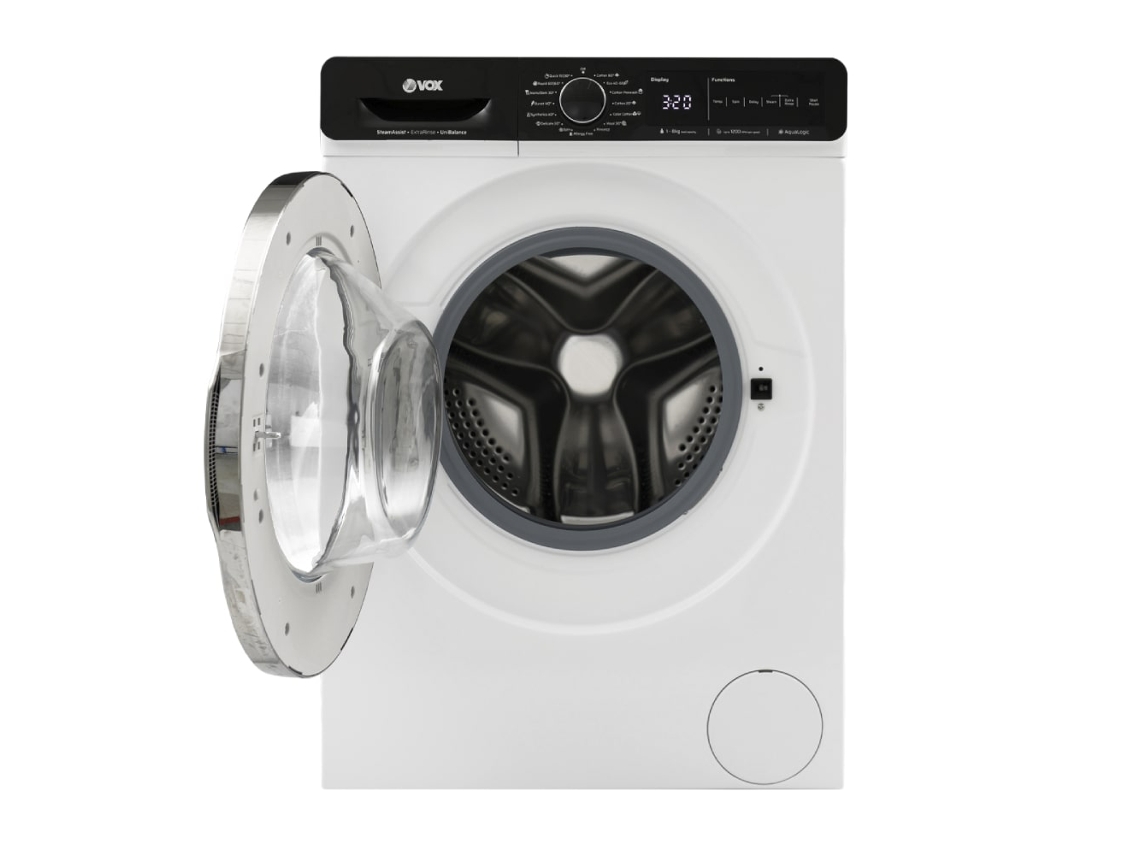 Máquina de Lavar Roupa VOX WM1280SAT2T15D (8 kg - 1200 rpm - Branco)