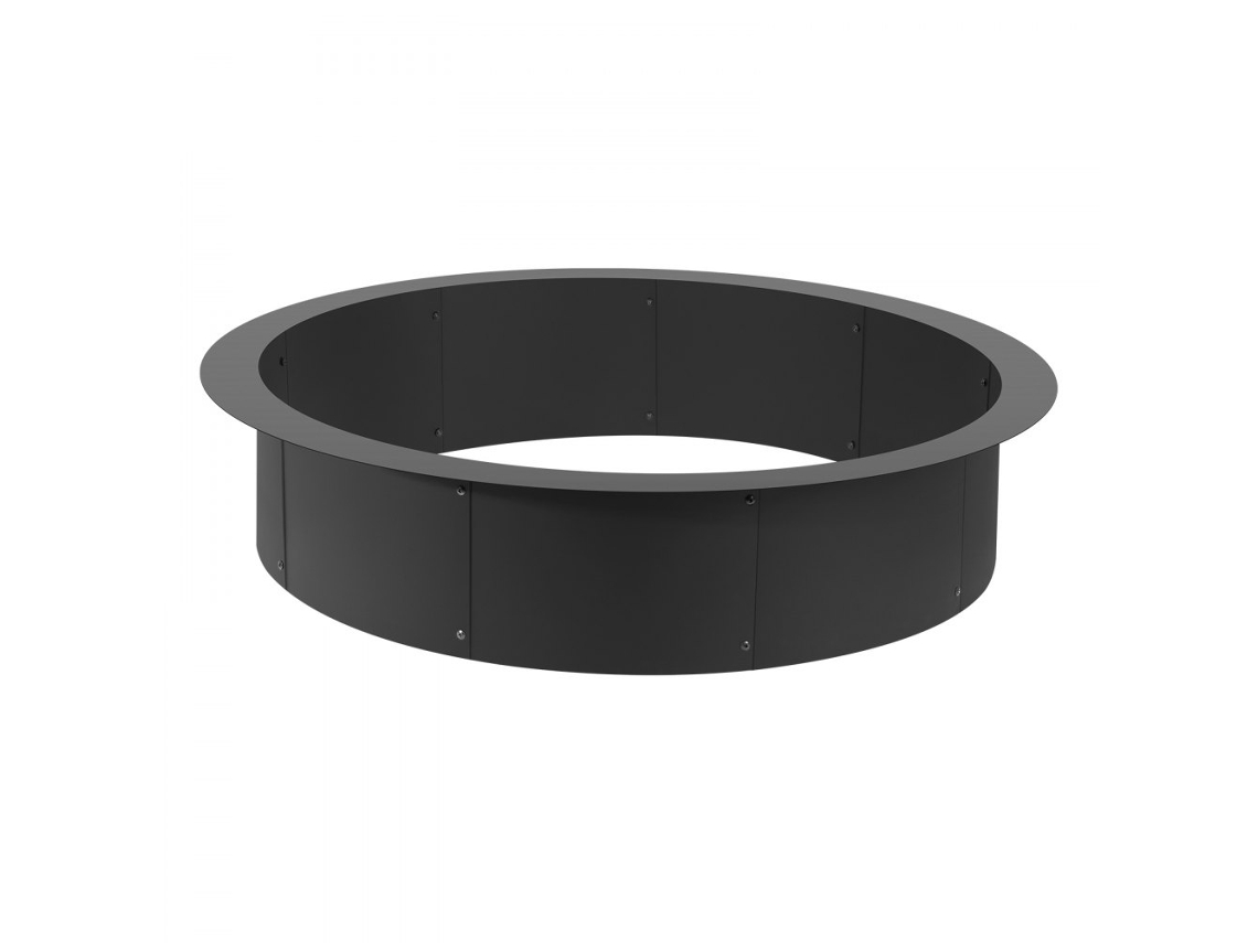 Anel De Fogo Em Aço Carbono Preto Fosco 114cm Tekmaquinas