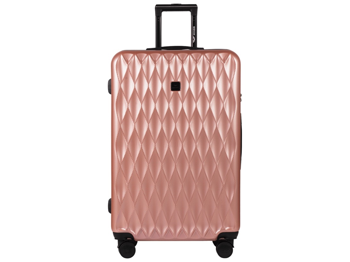 Mala Grande Wings Golden Eagle 28 Rosa, Capa Rígida De Policarbonato