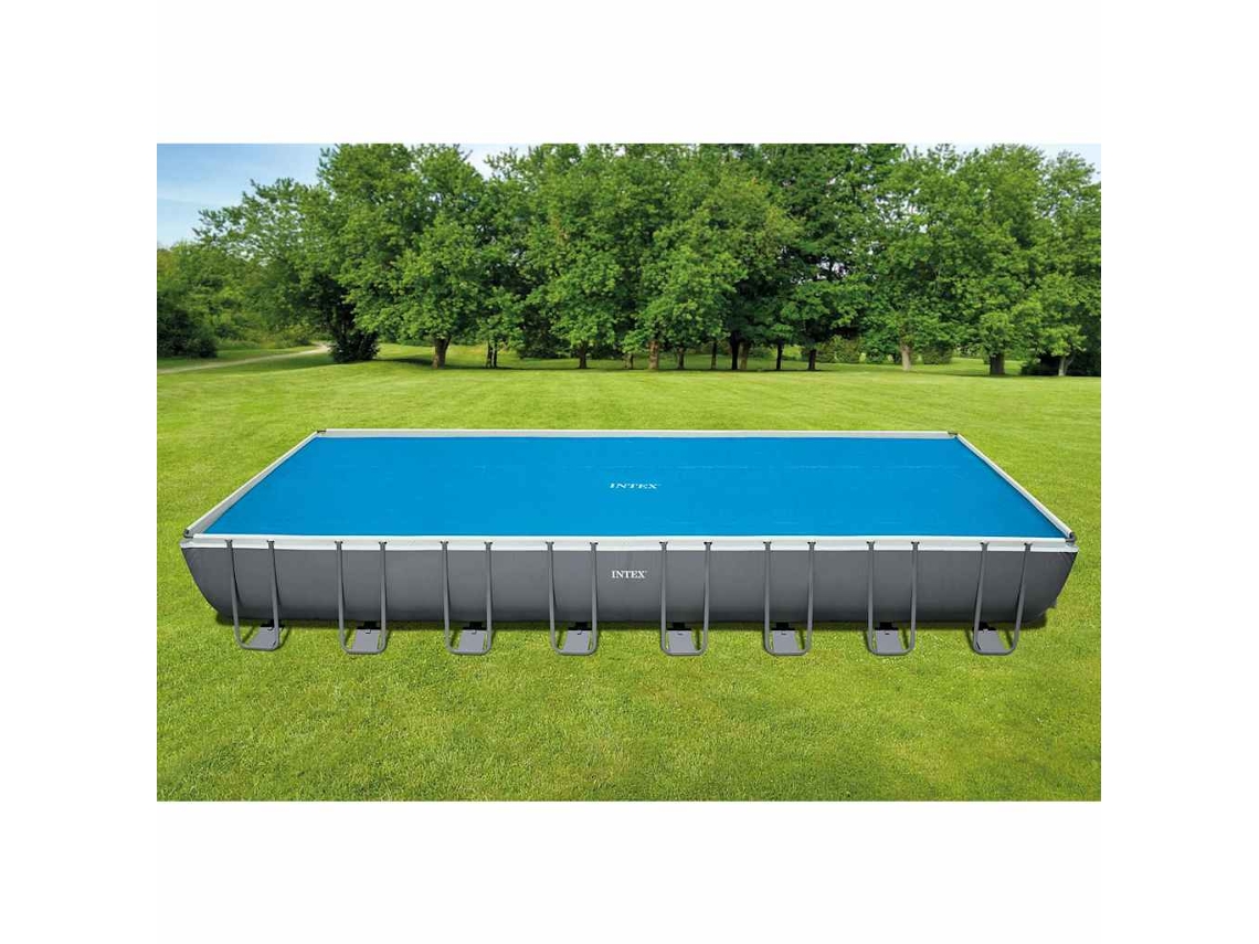Cobertura para piscina solar INTEX Azul Polietileno