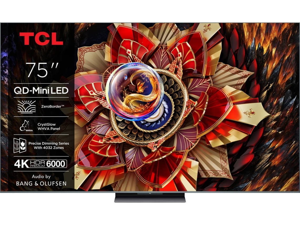 TV TCL 75C9K (MiniLed - 75'' - 189.3  cm - 4K Ultra HD - Smart TV)