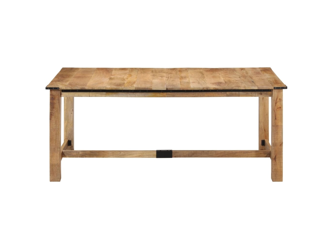 Mesa de jantar VIDAXL madeira de mangueira maciça (180x90x75 cm)