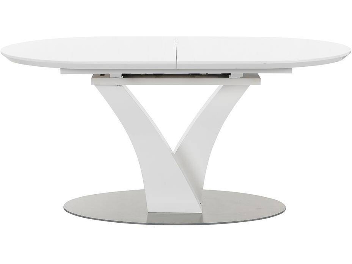 Mesa Extensível Talara VENTE-UNIQUE (Branco - Aglomerado e derivados de madeira - 200x95x76 cm)