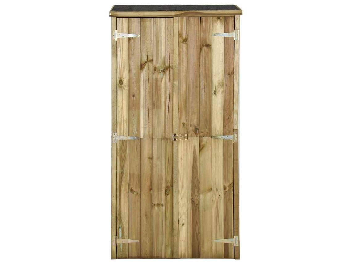 Abrigo de Madeira VIDAXL Brown de Pinho Impregnada (85x48x177 cm)