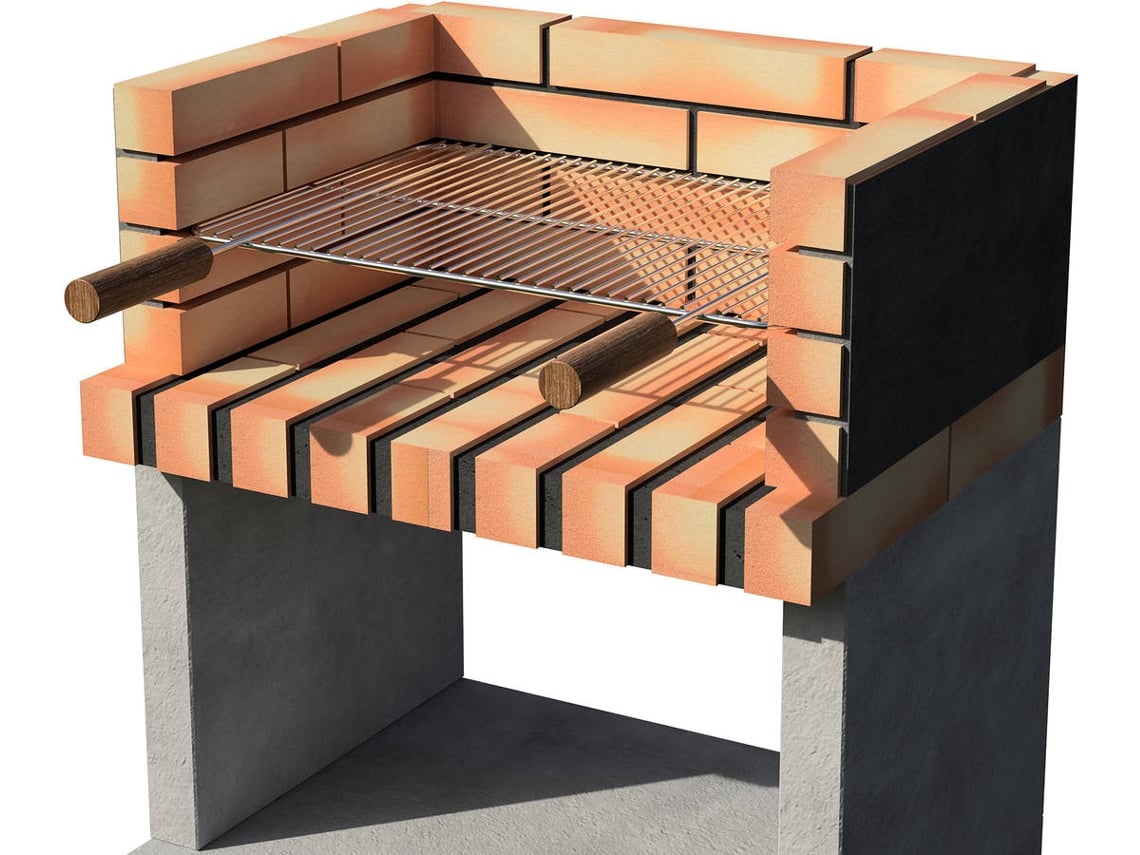 Churrasqueira MOVELAR Niza/Zon Plus (Tijolo Matizado - 62x46x107cm)