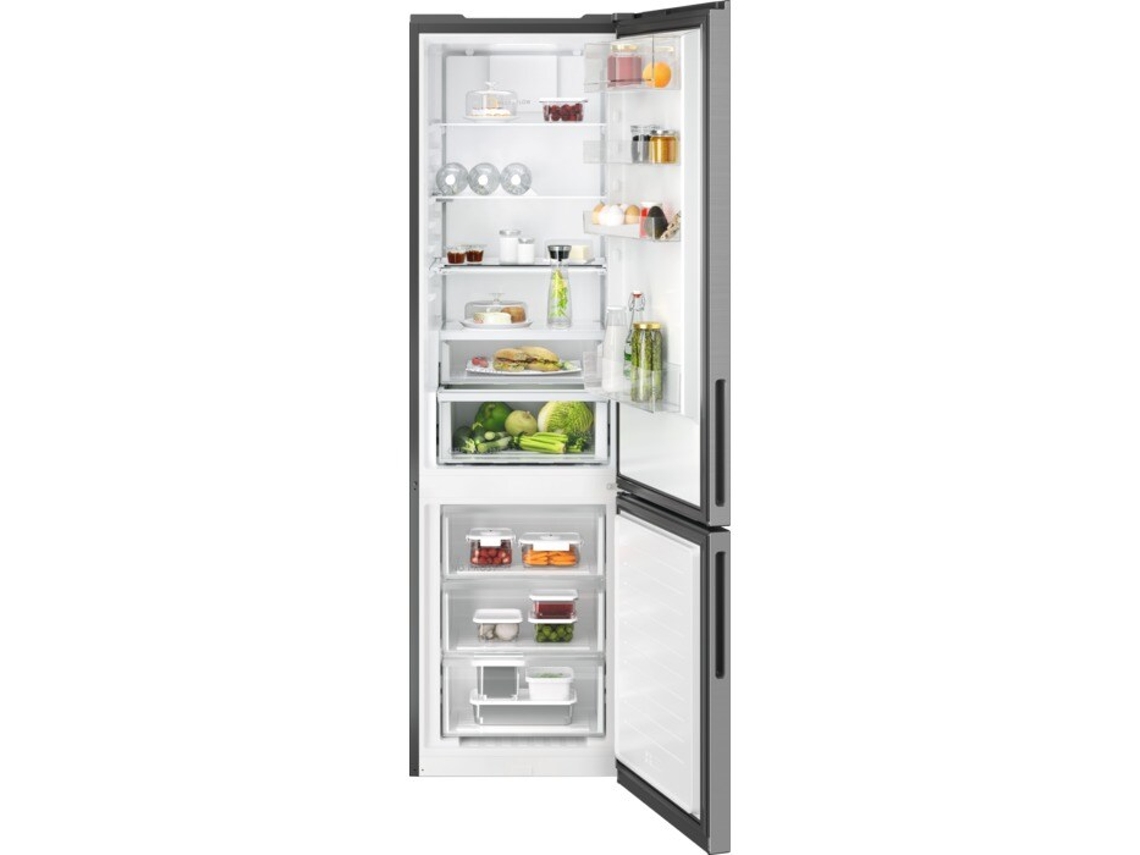 Frigorífico Combinado AEG ORC7P361CX (Ventilado - 202 cm -363 L -Cinzento)