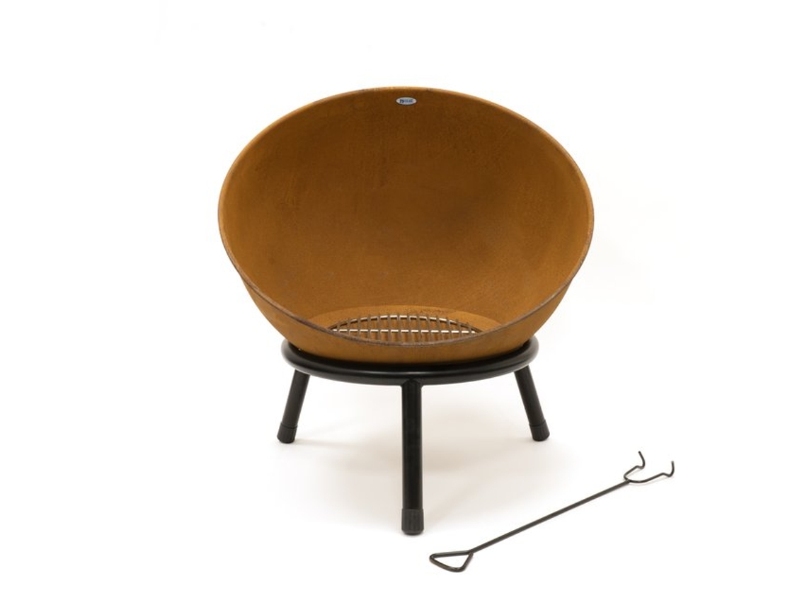 Vuurkorf Op Pootjes Kappa Roest Ø60 Cm HEAT OUTDOOR LIVING