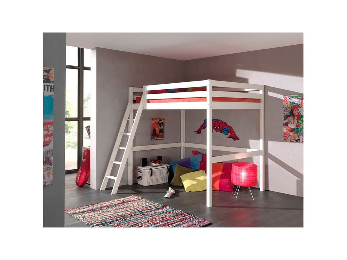 Cama Mezzanine Mola Box PETITSMEUBLES Branco (140x200)