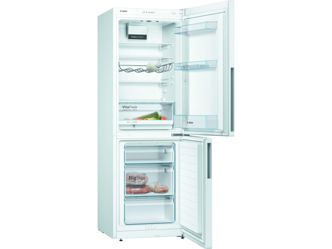 Frigorífico Combinado BOSCH KGV33VWEAS (Low Frost - 176 cm - 287 L - Branco)